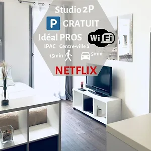 *le Cityzen*15min Du Centre A Pied+parking Gratuit Appartement